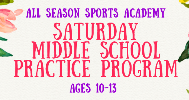 Picture of SPRING 2022 SATURDAY MIDDLE SCHOOL PRACTICE PROGRAM