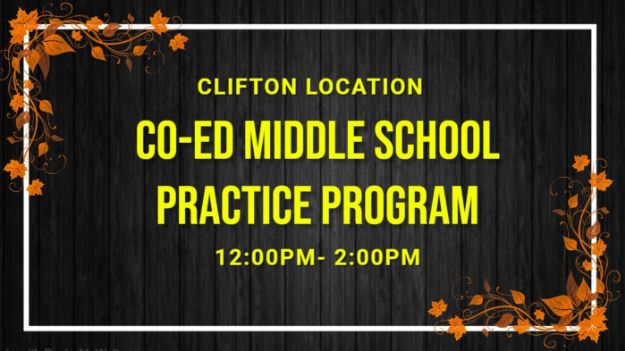 Picture of (10/1- 11/5) CLIFTON: MS AFTERNOON PRACTICE