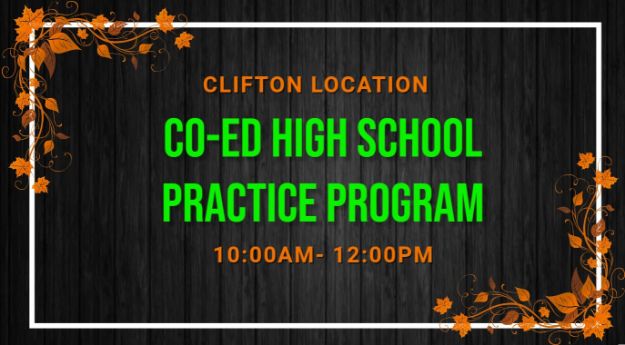 Picture of (10/1- 11/5) CLIFTON: HIGH SCHOOL PRACTICE