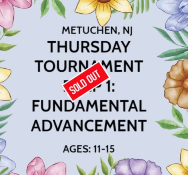 Picture of (4/6-5/4) sold out THURS: TOURNAMENT PREP 1 (5 WEEKS)