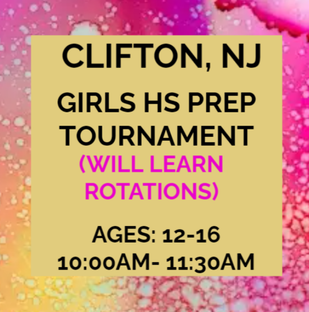Picture of (9/9-10/21) CLIFTON: GIRLS HS PREP TOURNAMENT