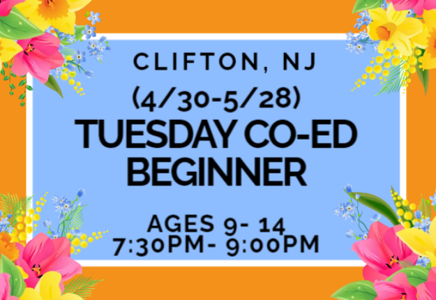 Picture of (4/30-5/28) TUES: CLIF: BEGINNER (730-9PM)