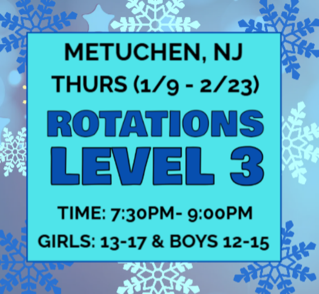Picture of THURS (1/9-2/23) ROTATIONS LEVEL 3 (MET 2025)