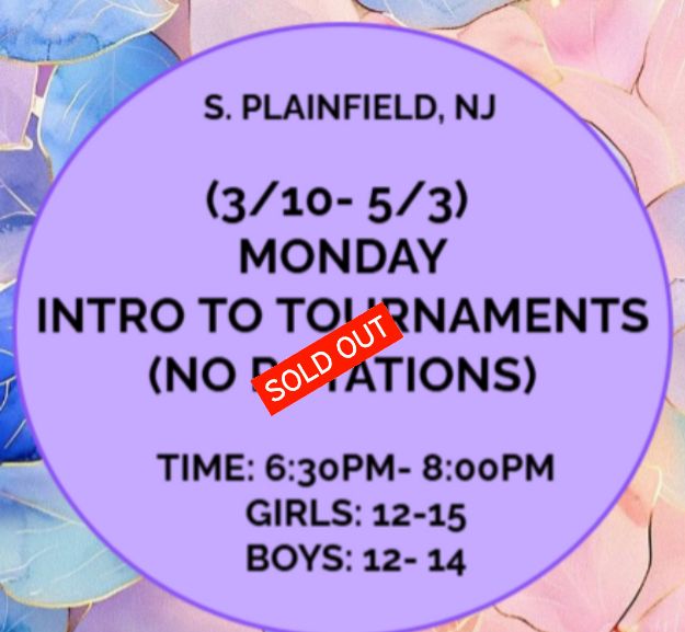 Picture of Mon (3/10-5/3) Intro to Tournaments (NO ROTATIONS) (SP SPRING 2025)