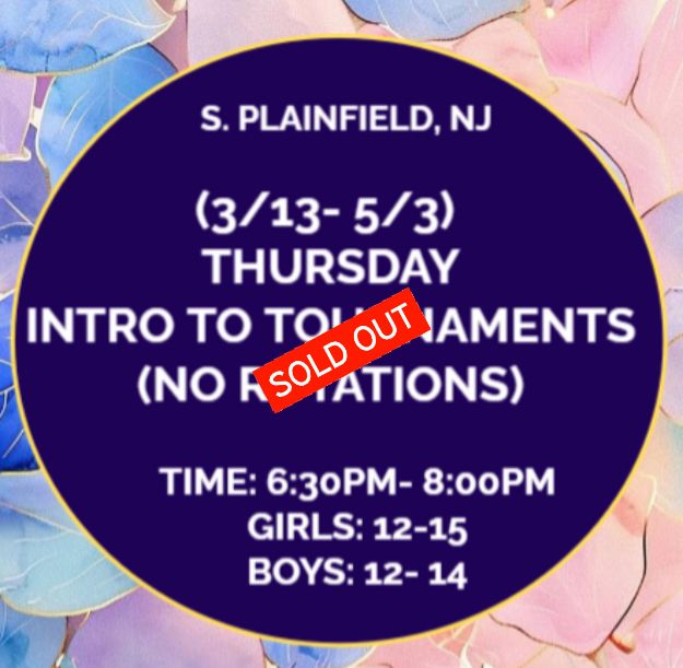 Picture of THURS: (3/13-5/3) Intro to Tournaments (NO ROTATIONS)