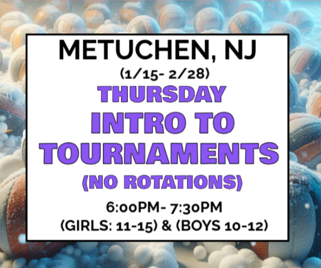 Picture of THURS (1/15-2/28) SP: INTRO TO TOURNAMENTS (NO ROTATIONS) SP 2026