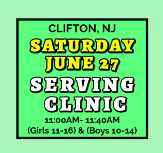 Picture of JUNE 27 SERVING CLINIC (CLIFTON)