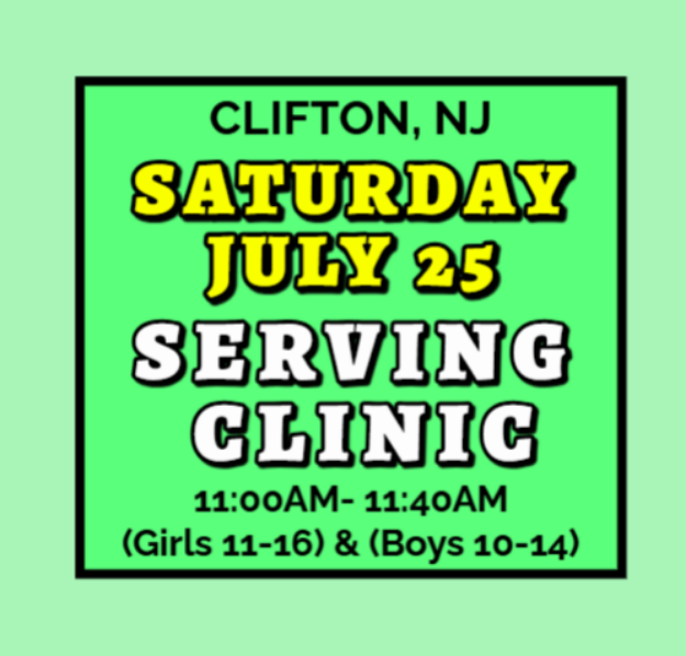 Picture of JULY 25 SERVING CLINIC (CLIFTON)