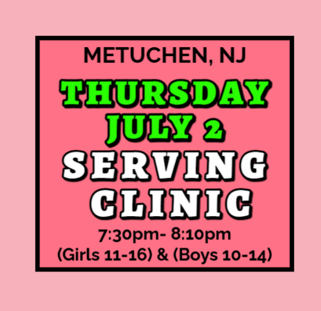 Picture of THURS JULY 2 SERVING CLINIC (METUCHEN)
