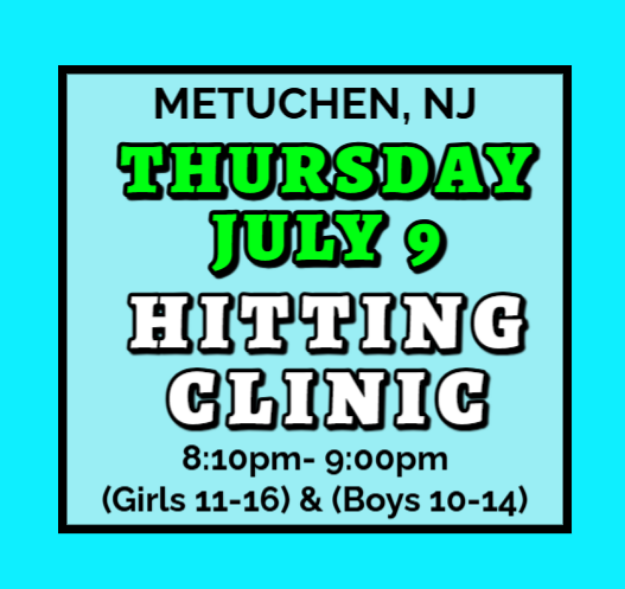 Picture of THURS JULY 9 HITTING CLINIC (METUCHEN)
