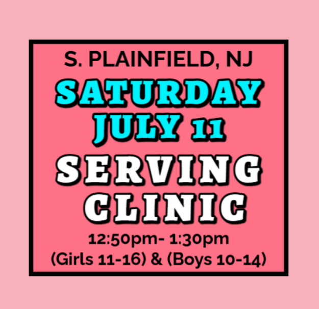 Picture of SATURDAY JULY 11 SERVING CLINIC (S. PLAINFIELD)