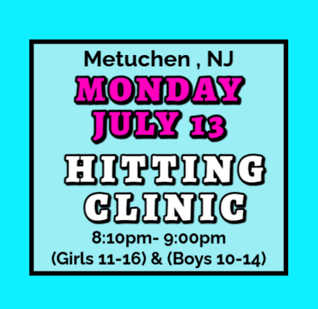 Picture of MON JULY 13 HITTING CLINIC (METUCHEN)