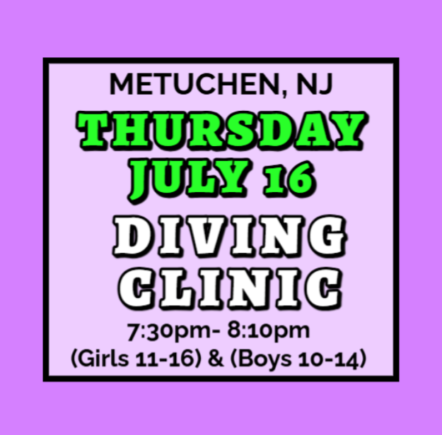 Picture of THURS JULY 16 DIVING CLINIC (METUCHEN)